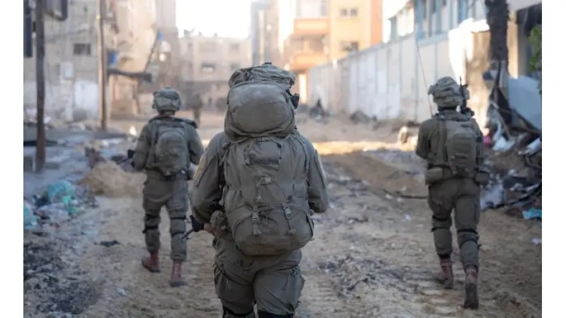 לוחמי יחידת אגוז במערב ח'אן יונס, ארכיון|צילום: דובר צה"ל