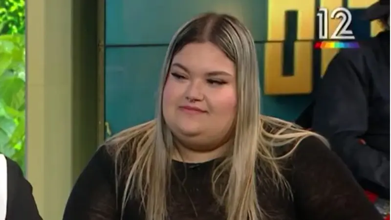 אגם נווה - גברת שווארמה (צילום מסך קשת 12)