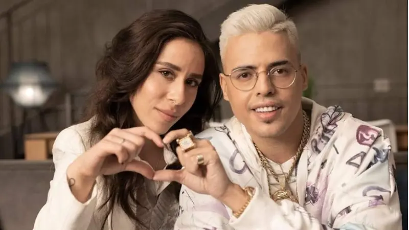 סטטיק ושרית פולק (צילום אינסטגרם/ שרית פולק)