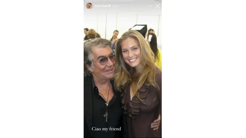 בר רפאלי ורוברטו קוואלי (צילום אינסטגרם)