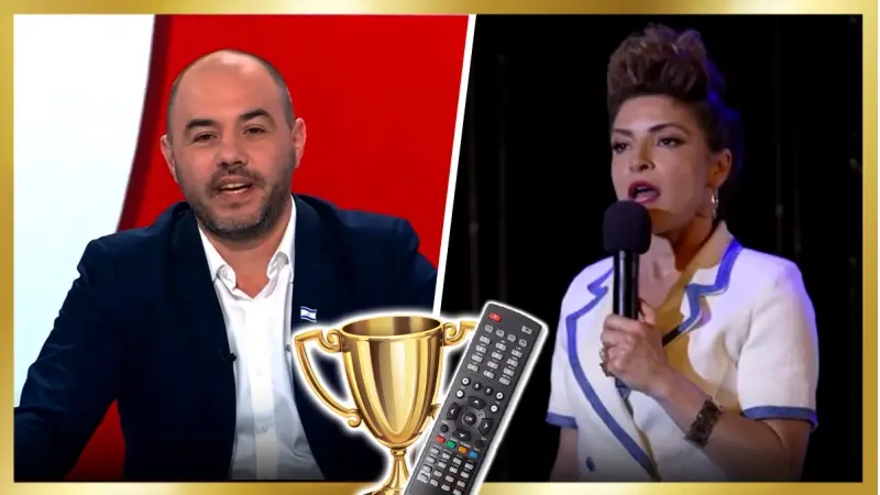 עדי אשכנזי, הפטריוטים (צילום מסך קשת 12, מסך ערוץ 14)