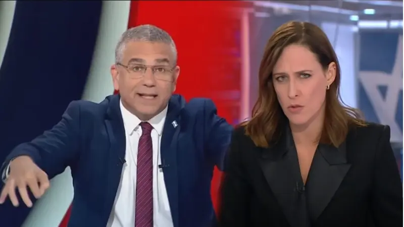 חדשות 12, הפטריוטים (צילום מסך קשת 12, מסך ערוץ 14)