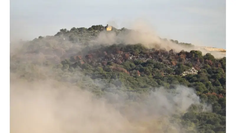 היום ה-199 למלחמה | גבול ישראל לבנון|צילום: ap