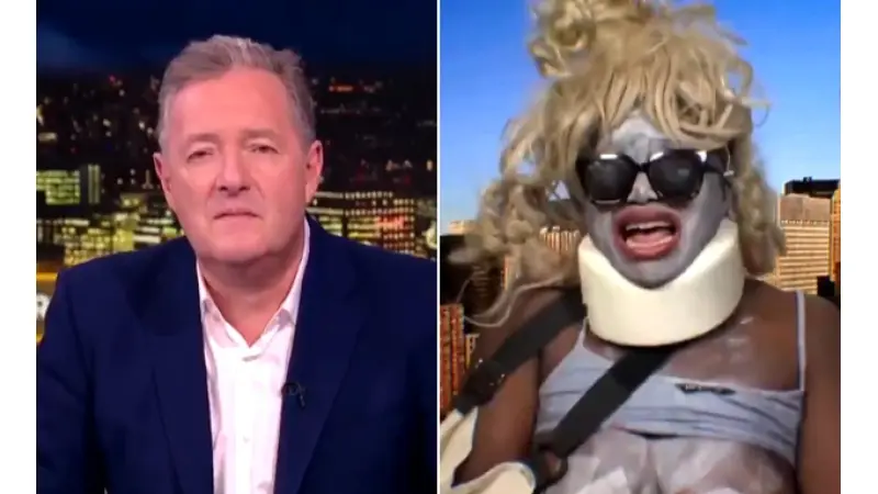 פירס מורגן ו"קראקהד ברני" בריאיון|צילום: יוטיוב