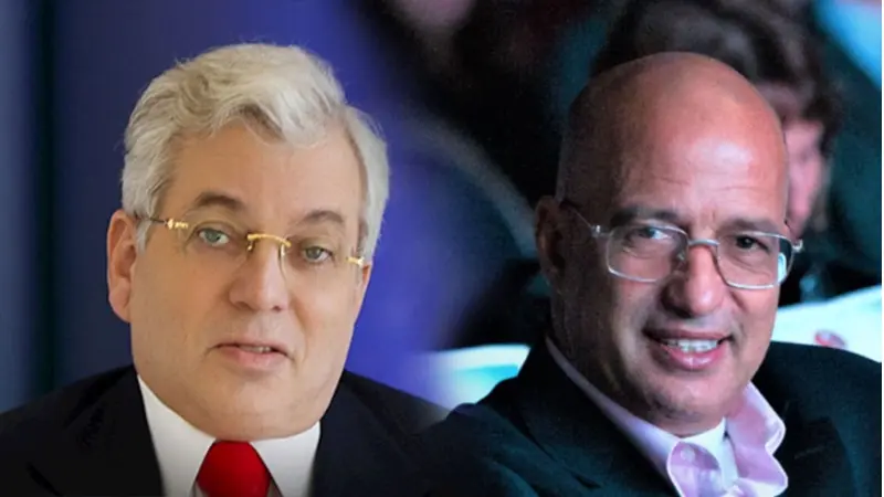 אלי עזור, אהרון פרנקל (צילום פלאש 90, עמית באום)