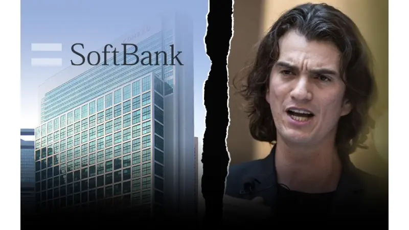 אדם נוימן, SoftBank (צילום מתוך טוויטר CNBC, ויקיפדיה)