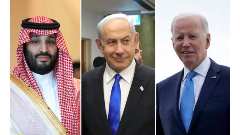 ביידן, נתניהו ובן סלמאן|צילום: AP