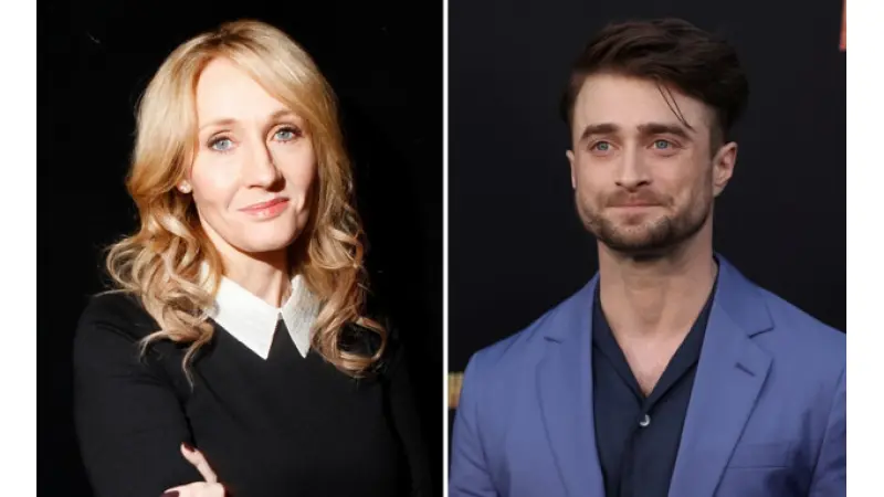 דניאל רדקליף וג'יי קיי רולינג|צילום: Reuters