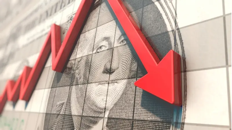 הדולר יורד (צילום shutterstock)