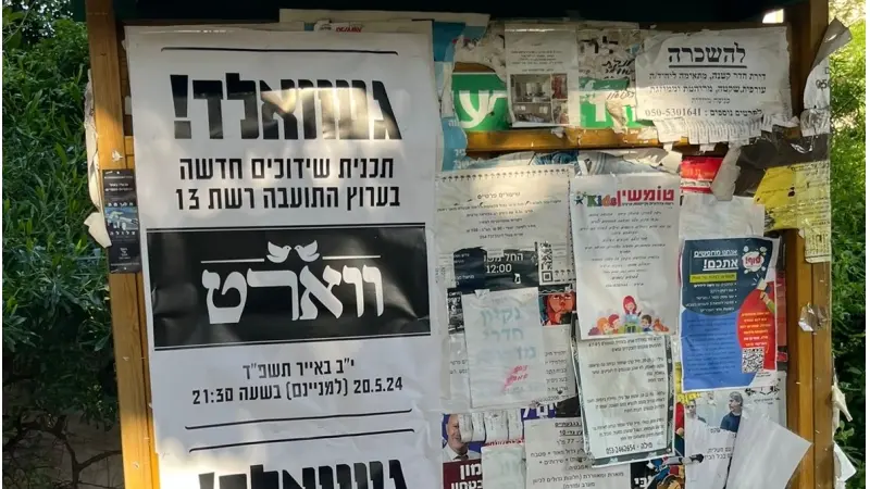 הפרסומת החדשה, צילום: רשת 13