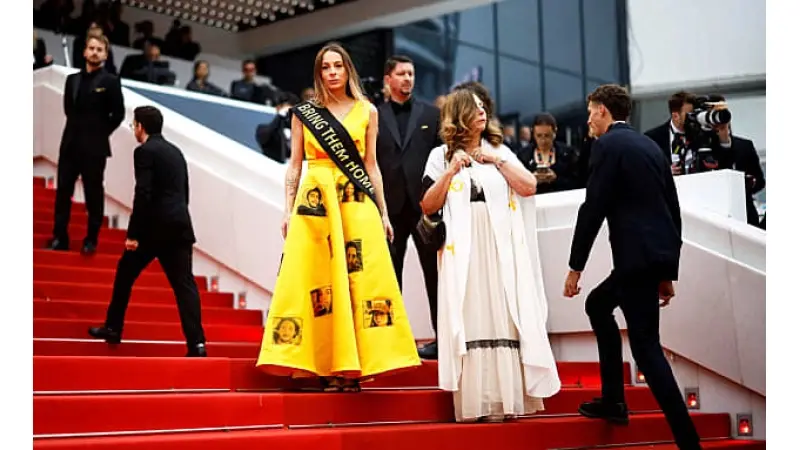 לורה בלג'מן כאדר בפסטיבל קאן, צרפת | צילום: REUTERS