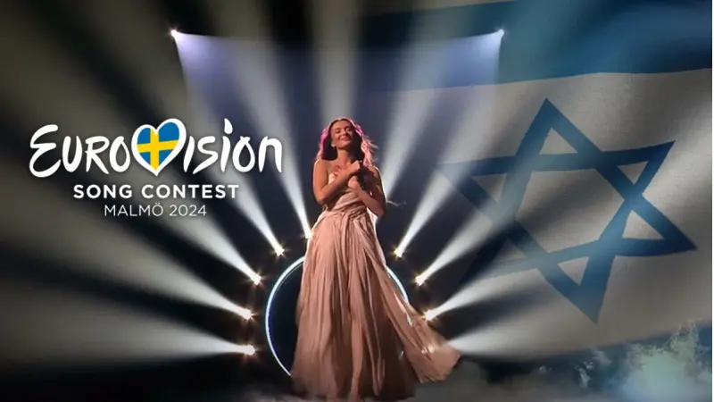 עדן גולן בגמר האירוויזיון 2024 (צילום מסך כאן 11)