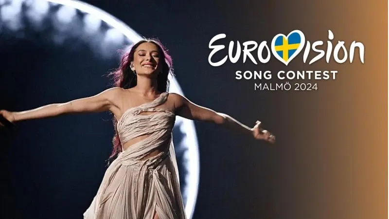 עדן גולן בגמר האירוויזיון 2024 (צילום מסך כאן 11)