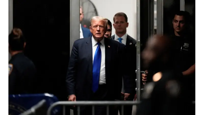 טראמפ בבית המשפט|צילום: 
							reuters