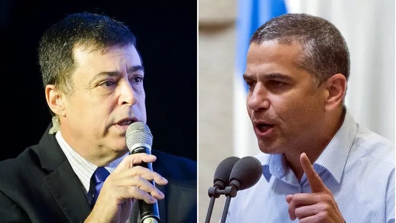 ינון מגל, בן כספית (צילום פלאש 90/ יונתן זינדל)