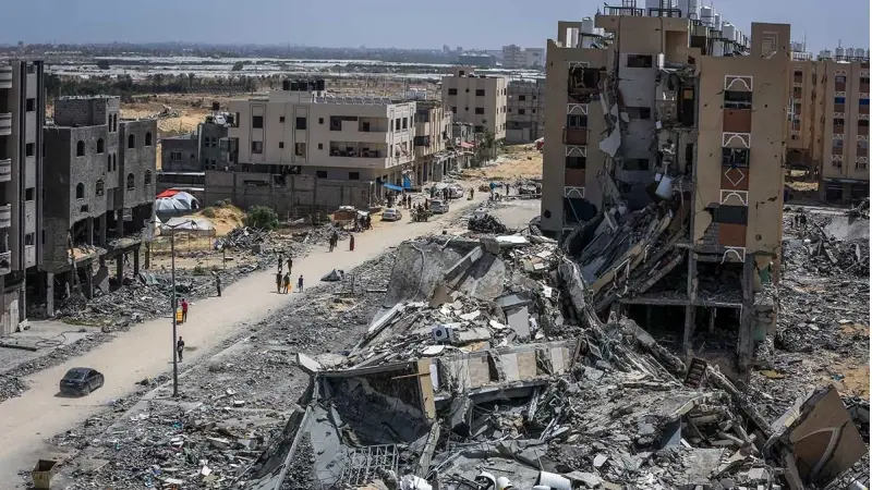 חאן יונס ברצועת עזה (צילום פלאש 90/ עבד רחים קטיב)