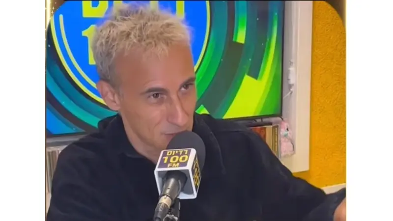 אסף אמדורסקי (צילום רדיוס 100FM)